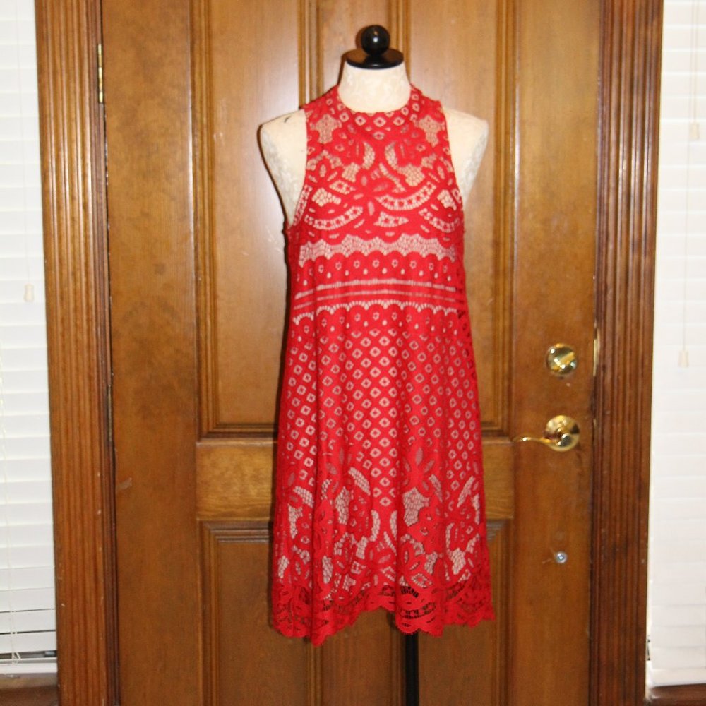 RED PARTY DRESS *NEVER WORN*